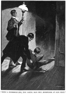 An original illustration from The Sealed Room